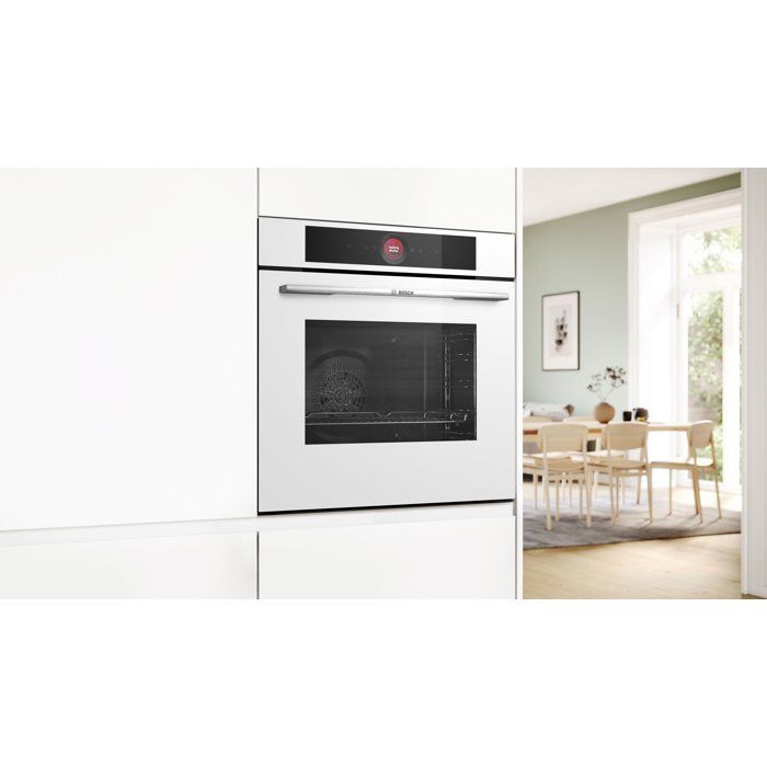 Inbouwoven - Pyrolyse + Hydrolyse - BOSCH Serie 8 - HBG7741W1 - Wit - 59,4 x 54,8 x 59,5 cm
