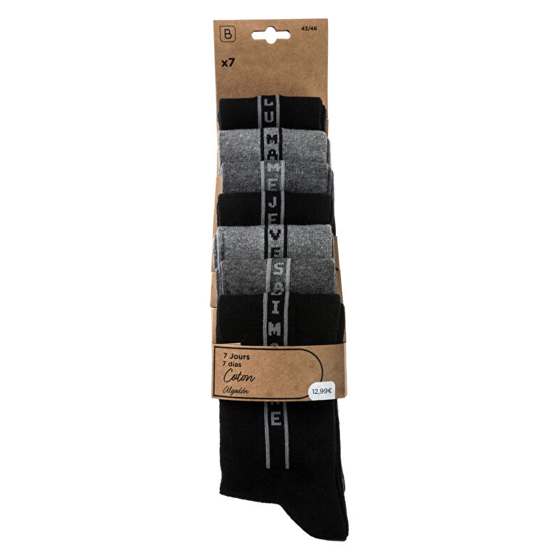 Mehrfarbige Herrensocken und Strumpfhosen