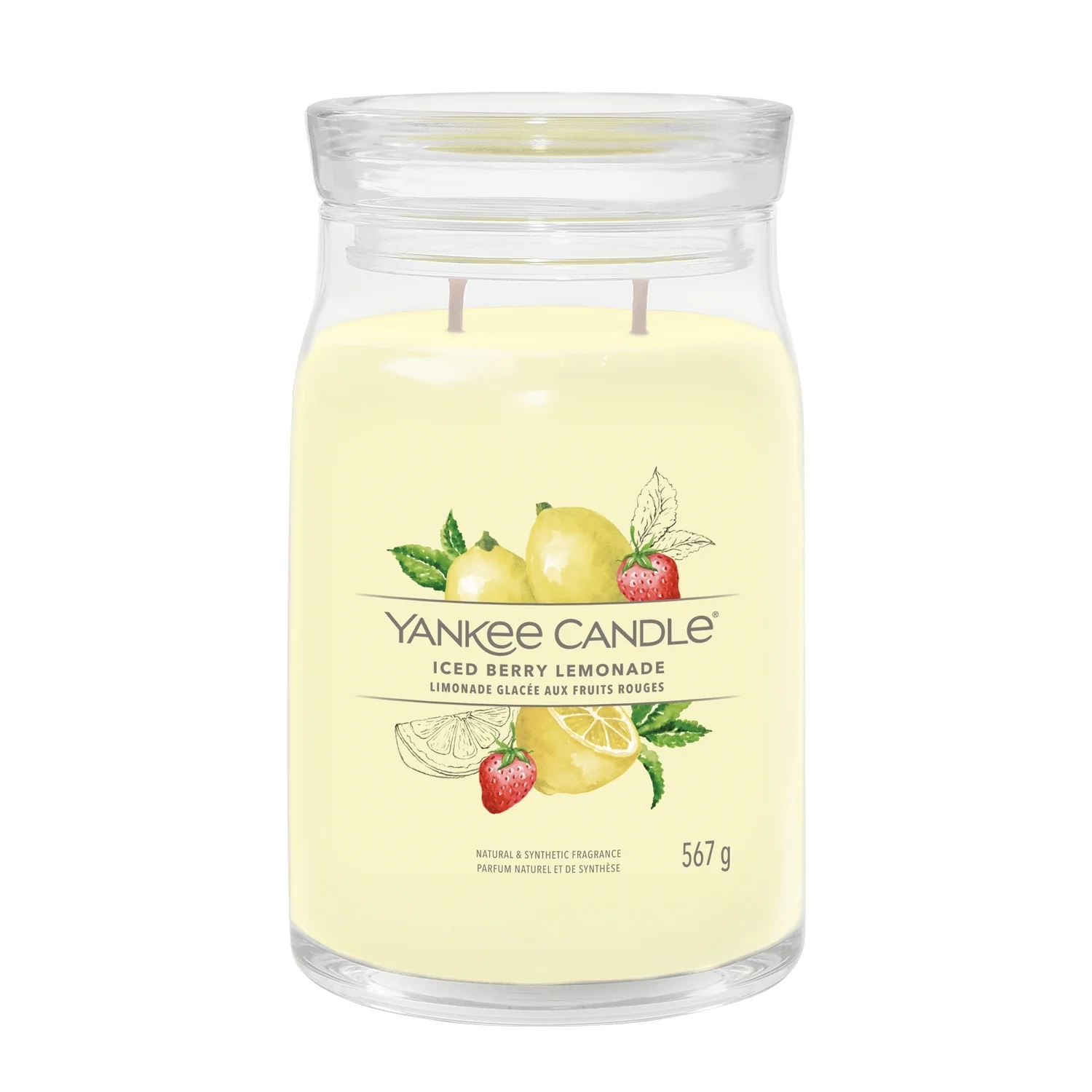 Signature Jar Candles Iced Berry Lemonade - Candela Profumata