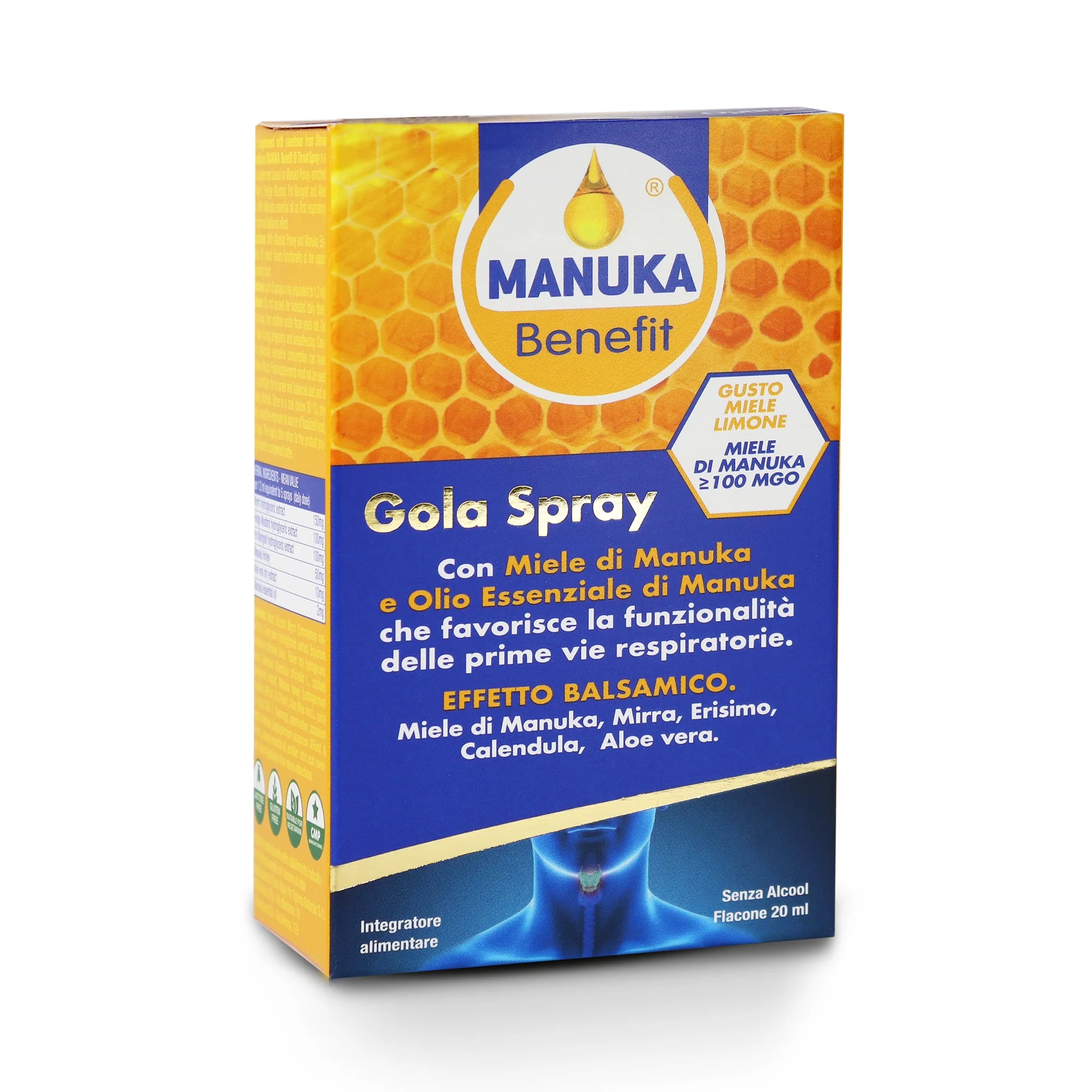 OPTIMA Manuka Benefit keelspray 20 ml