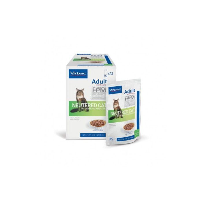 Virbac Alimento Veterinario HPM per Gatti Adulti Neutri - 7 kg - A basso contenuto di carboidrati - Ricco di proteine