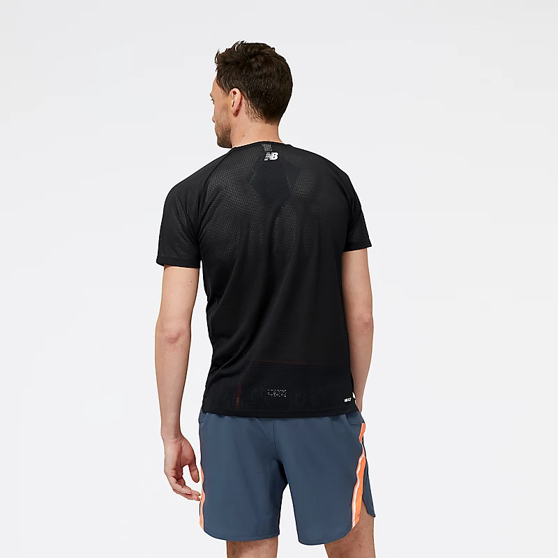 Tricou bărbătesc cu mânecă scurtă Accelerate Pacer – NEGRU
