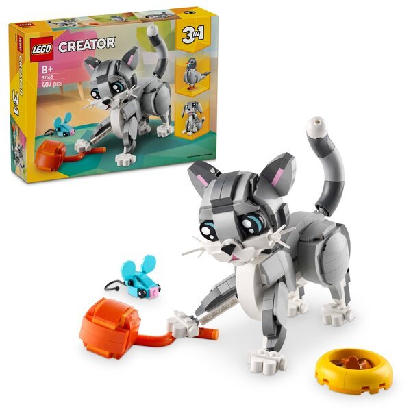 LEGO Creator 31163 Hravá mačka 3 v 1