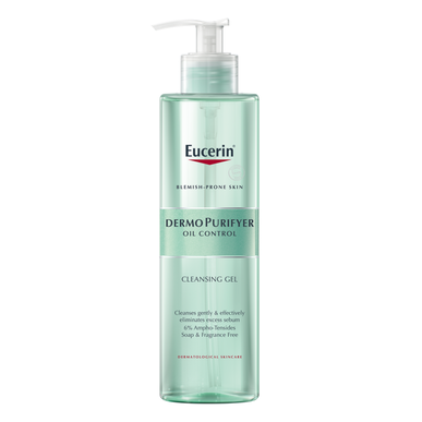 Eucerin DermoPurifyer oljekontroll rensegel for kontroll av overflødig talg 400 ml