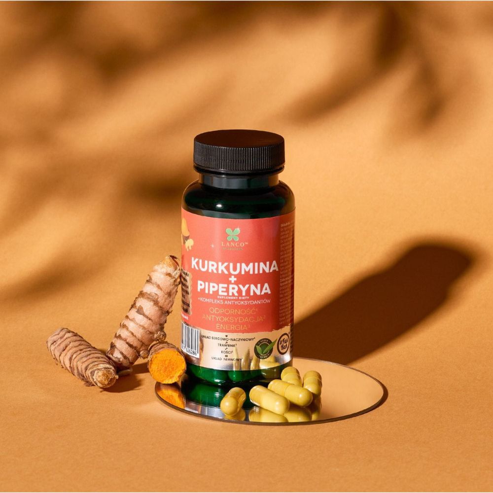 Lanco Nutritions Curcumina + Piperina