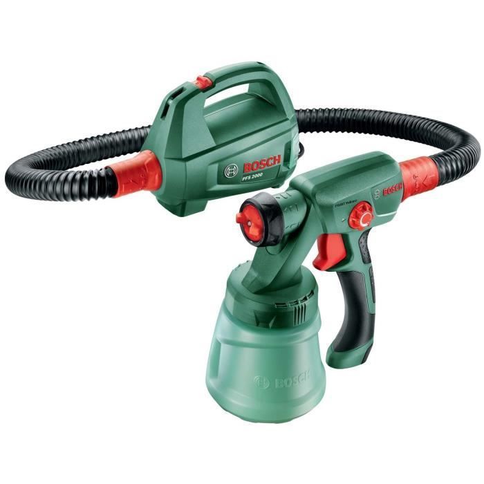 Pulverizador de pintura BOSCH PFS 3000-2 de 650 W - Baja presión - Para uso en interiores y exteriores