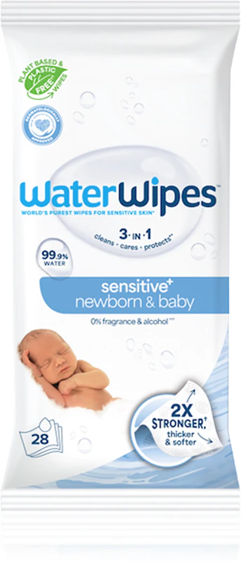 WaterWipes Baby Wipes, zachte vochtige doekjes voor baby's