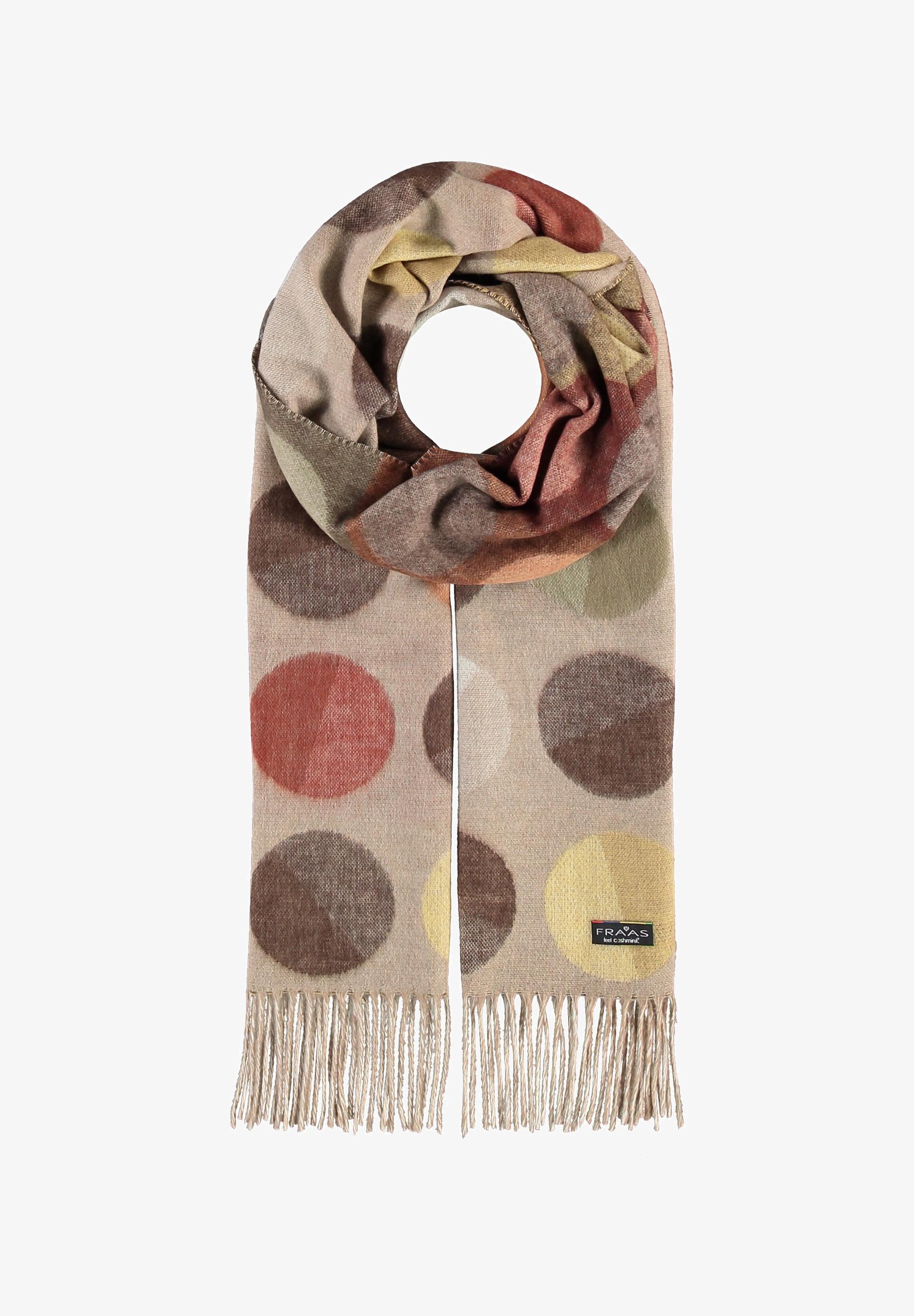 FRAAS XXL DOTS CASHMINK - Sciarpa - beige