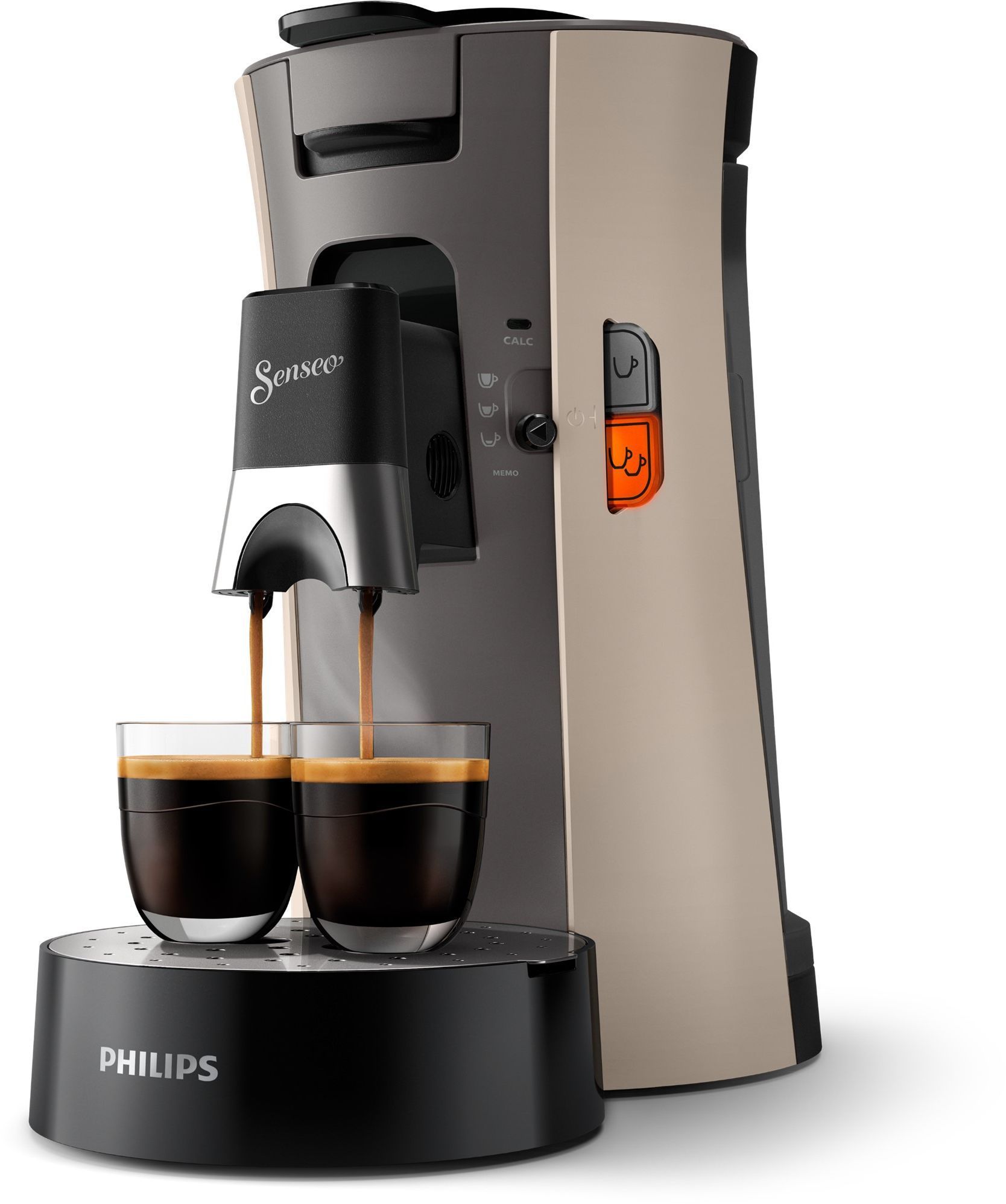 Cafetera de cápsulas - PHILIPS - SENSEO - CSA240/31 - Select - Beige