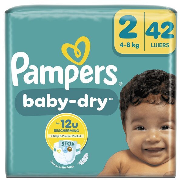 Plienky Pampers Baby-Dry veľkosť 2<br>veľkosť 2 (4-8 kg), 42 kusov