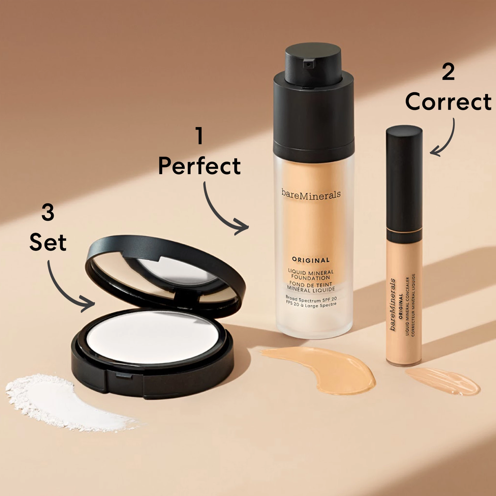 Originalni mineralni veil presovani puder za fiksiranje u prahu srednje nijanse - bareMinerals