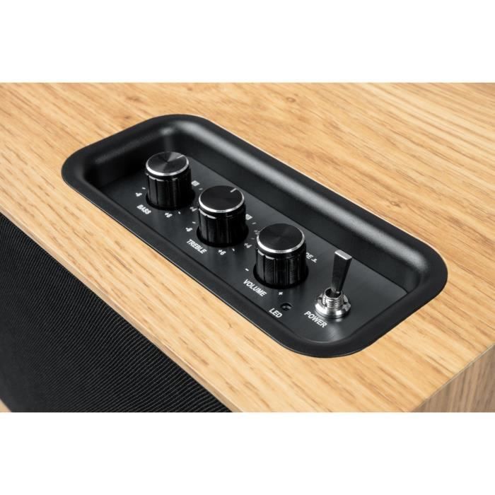 Altavoz Bluetooth - THOMSON - WS702 - 150W - Madera - RCA, USB, AUX-IN, Audio para TV