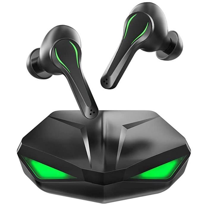 Căști intraauriculare Bluetooth True Wireless pentru gaming (TWS) - Negre - Yuan Yuan -
