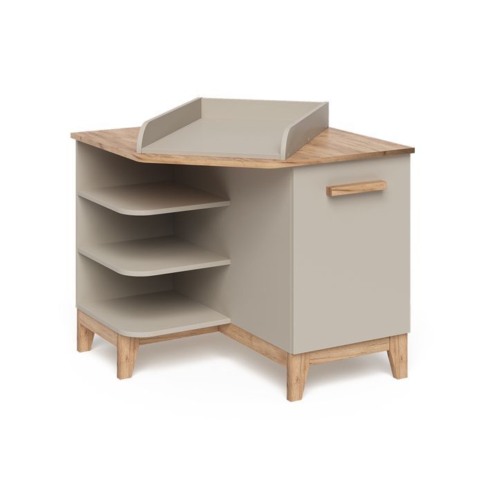 Cambiador Malia de 85x85,2 cm con puerta, color cachemir/artesanal, Vitalispa 58363