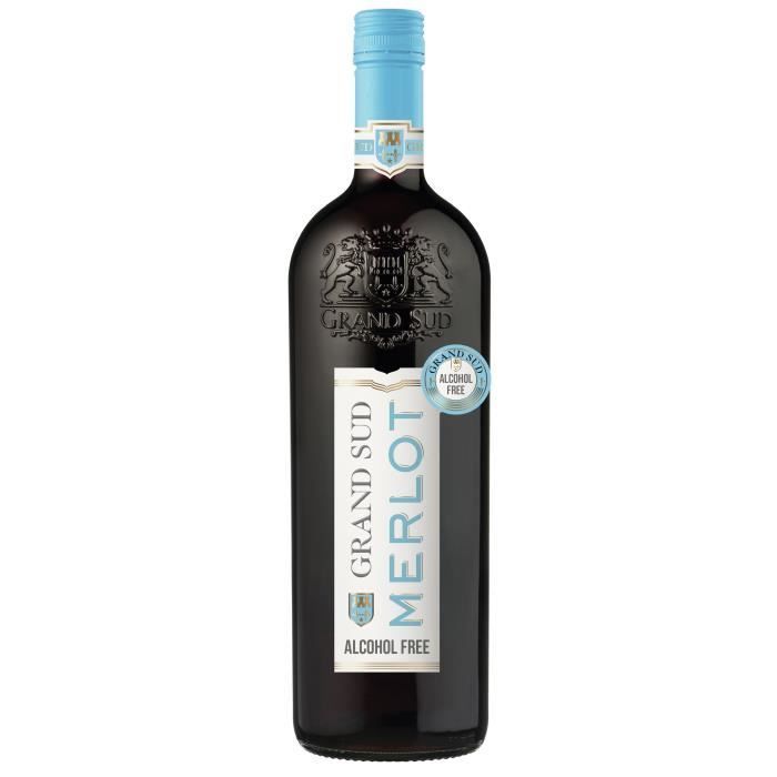 Grand South - Merlot - Sin alcohol - 1 litro