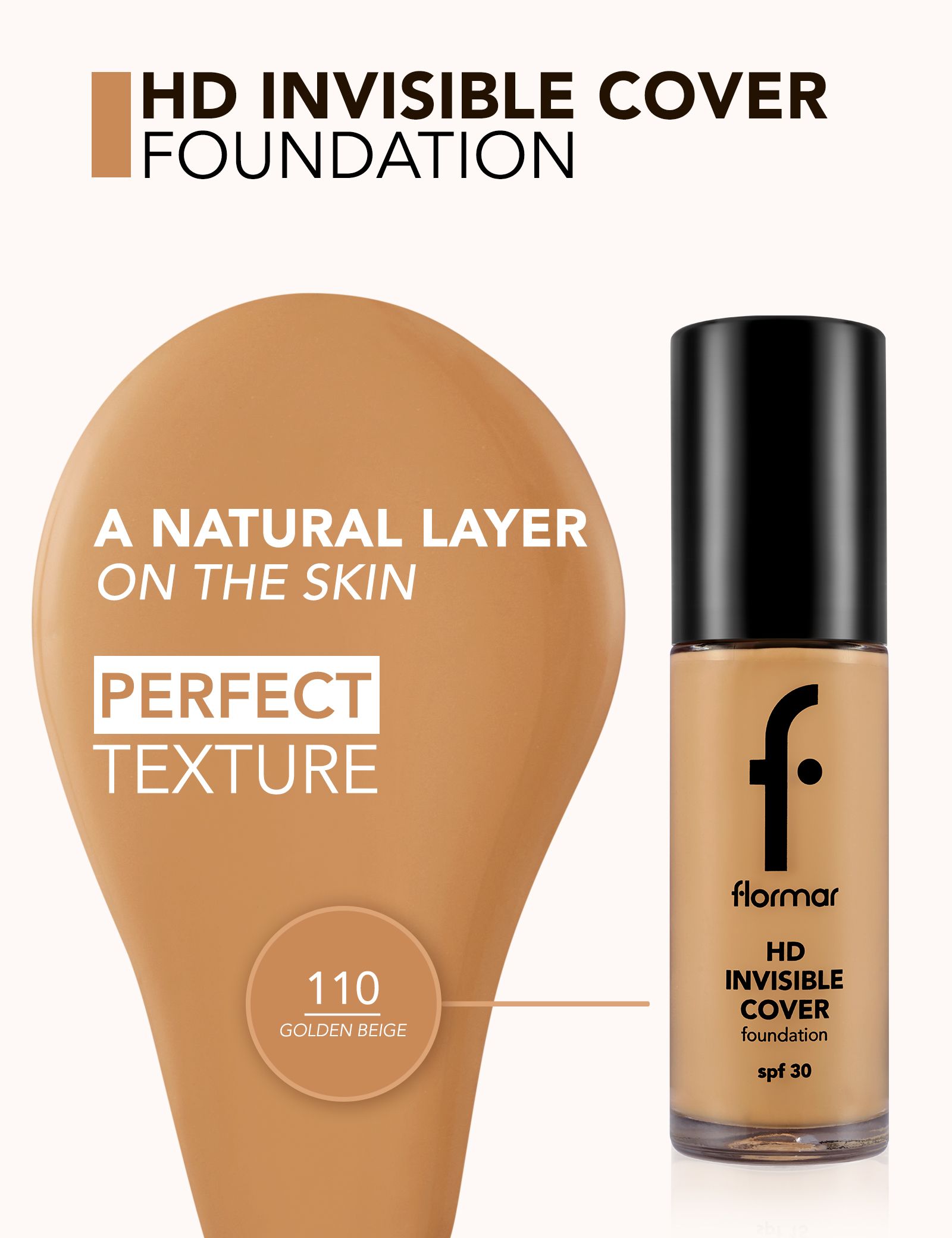 HD Invisible Cover Foundation SPF 30 Podlage