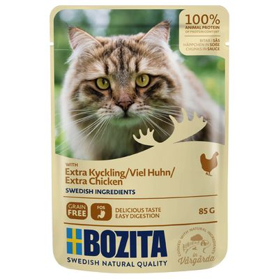 Bozita Pedaços em Sachês para Molho 12 x 85g