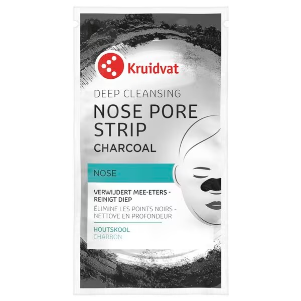 Kruidvat Deep Cleansing Charcoal Neusstrips<br>8 stukai