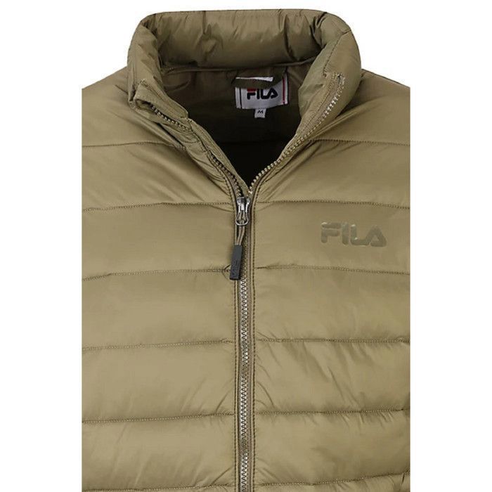Fila Herren-Daunenjacke, Grün, Khaki, Olivgrün – Warme Winterjacke