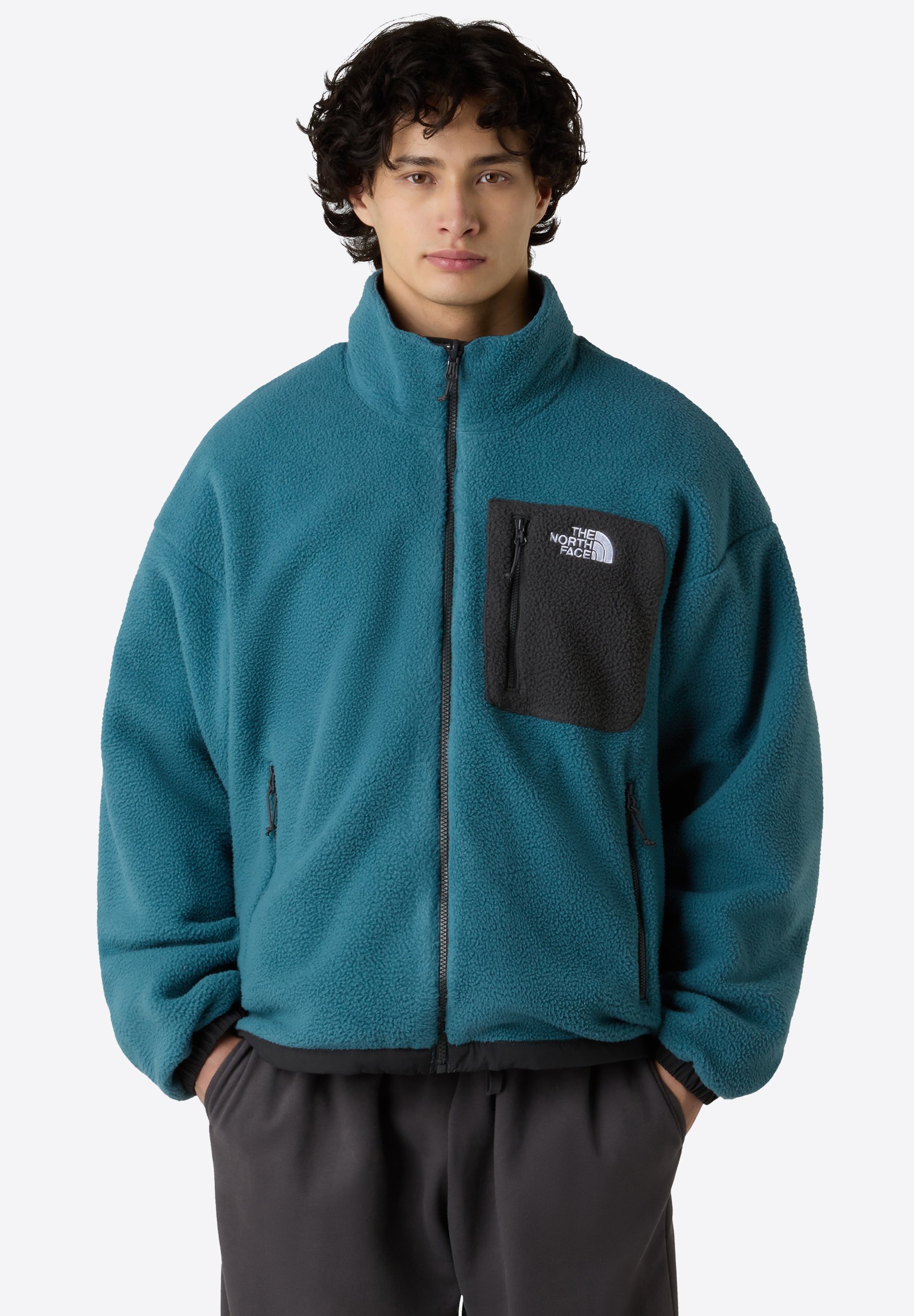 Veste réversible The North Face M YUMIORI - Veste polaire - Gris sidéral