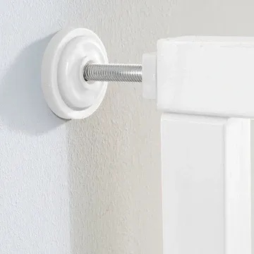 Barrière de sécurité bébé - ROBA - Pour porte et escalier - De 62 à 105 cm - Blanc