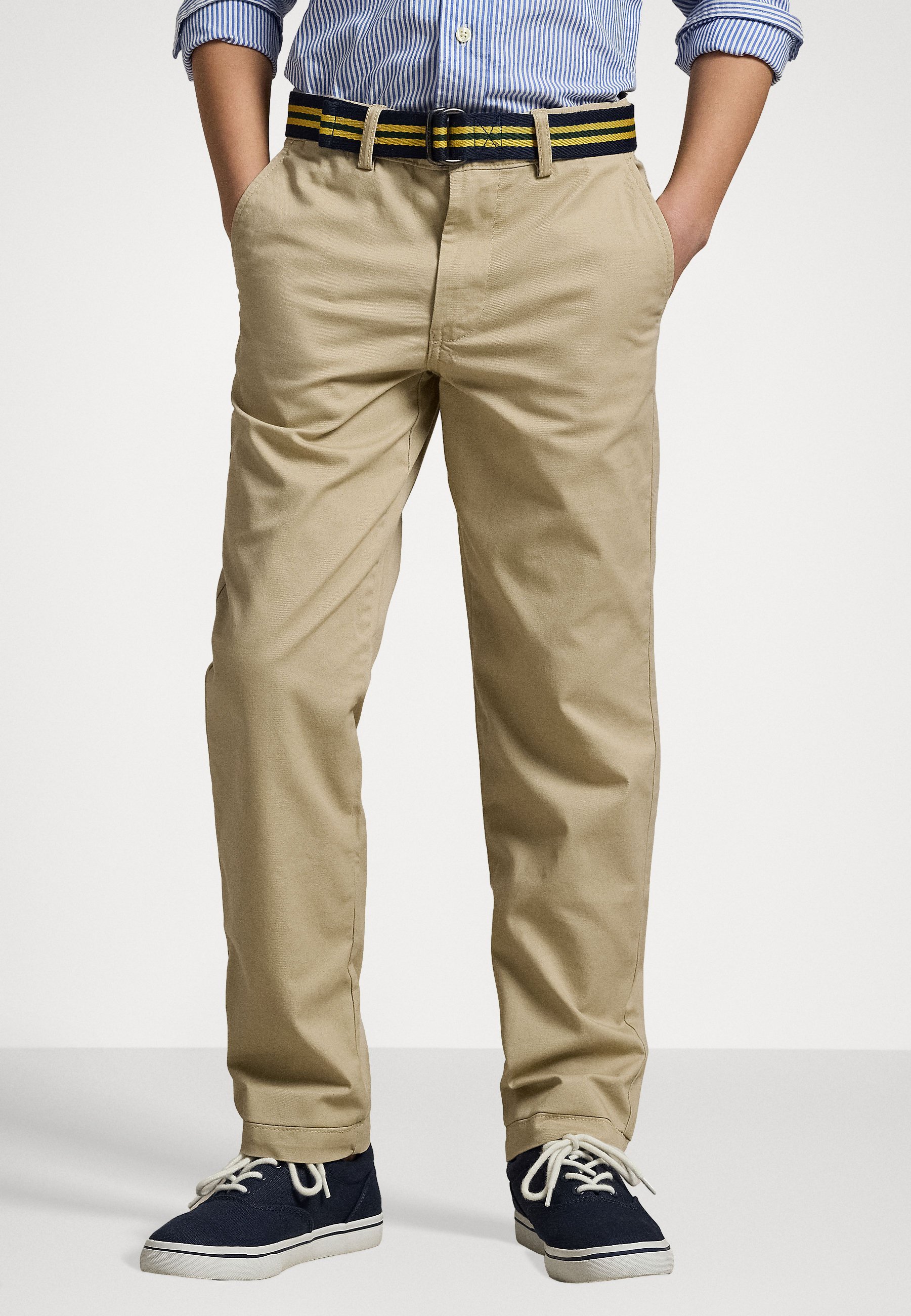 Pantaloni chino Polo Ralph Lauren SLIM FIT FLEX ABRASION TWILL - colore kaki classico