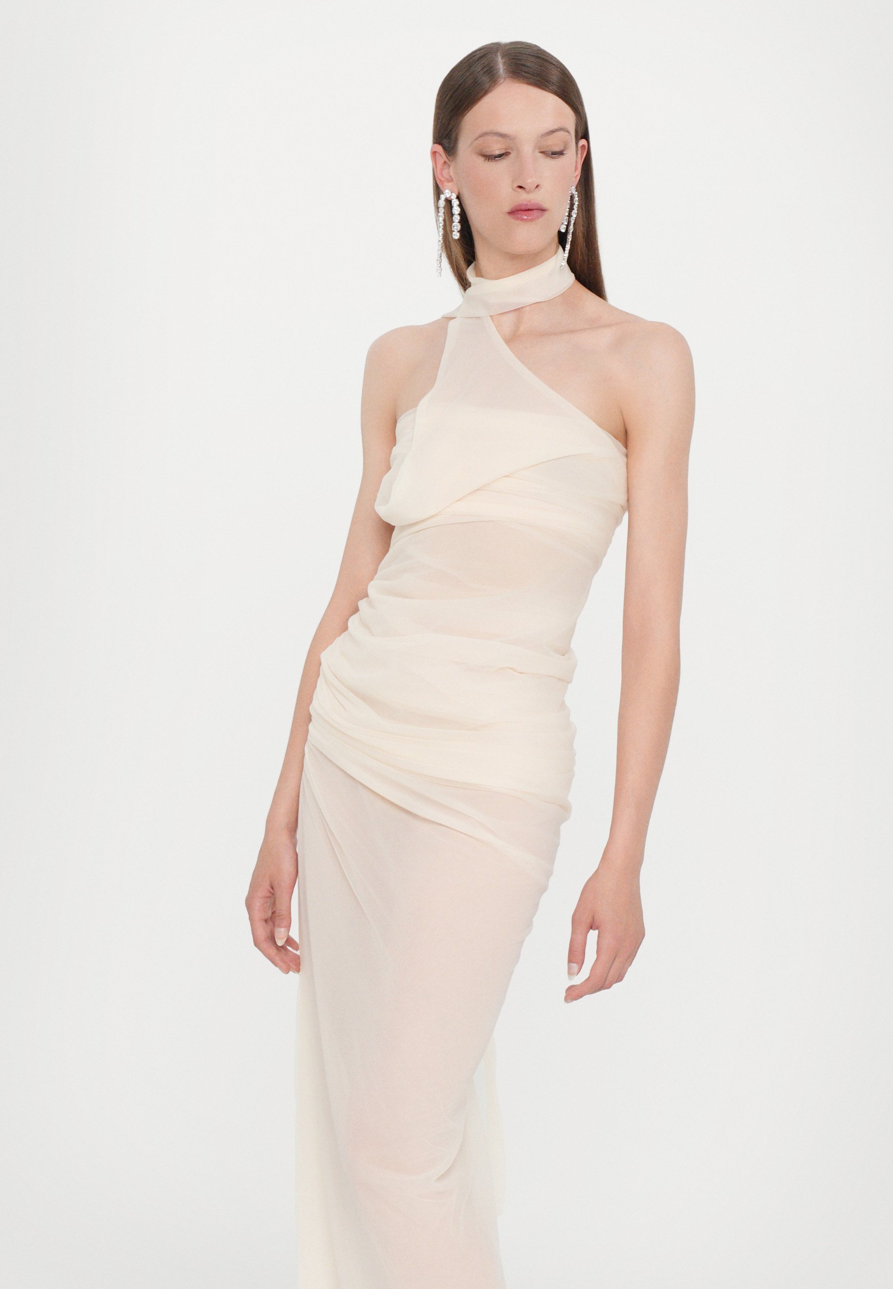 Ludovic de Saint Sernin HALTER DRESS - Gelegenheidskleding - wit