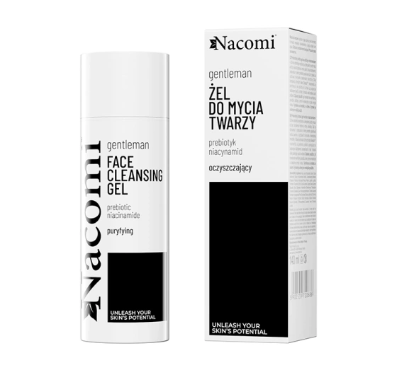 Nacomi Gentleman oczyszczający żel do mycia twarzy 140 ml