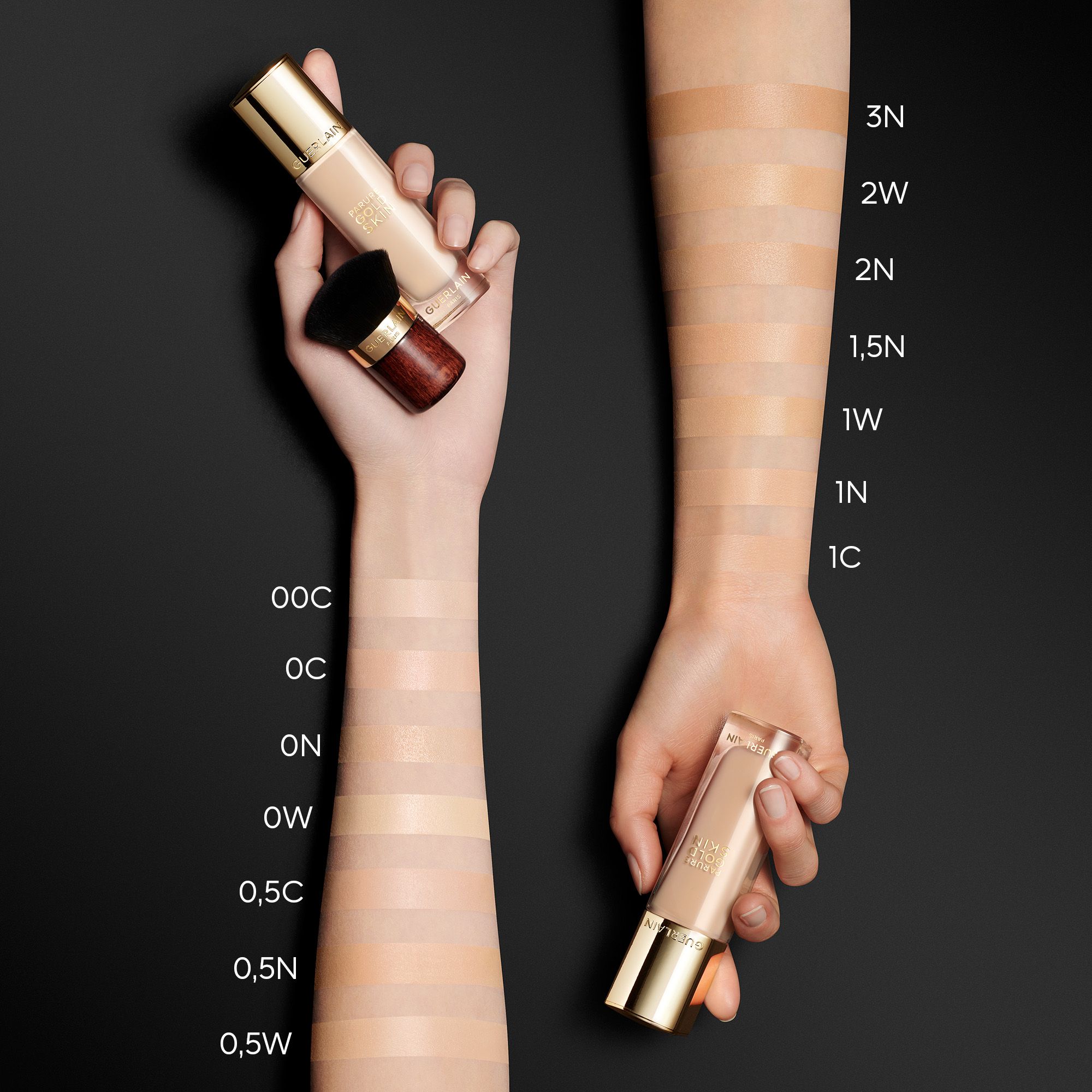 Parure Gold Skin Fluid Foundation Luksusa tonālie krēmi