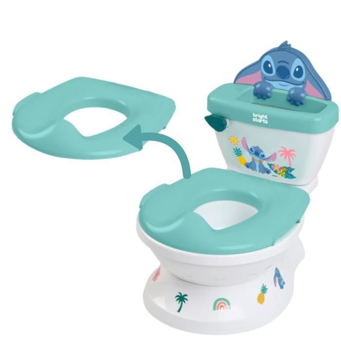 DISNEY BABY - STITCH - Mini WC con riduttore per sedile incluso, 2 in 1, vasino rimovibile per una facile pulizia
