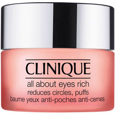 Clinique All About Eyes Rich Reduces Rings Eye Cream, rik tekstur, 15 ml