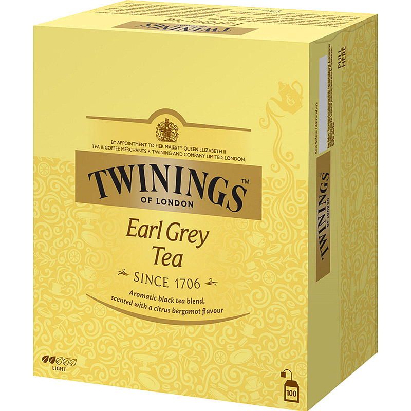 Twinings Earl Gray -tee 100 teelehteä, Twinings