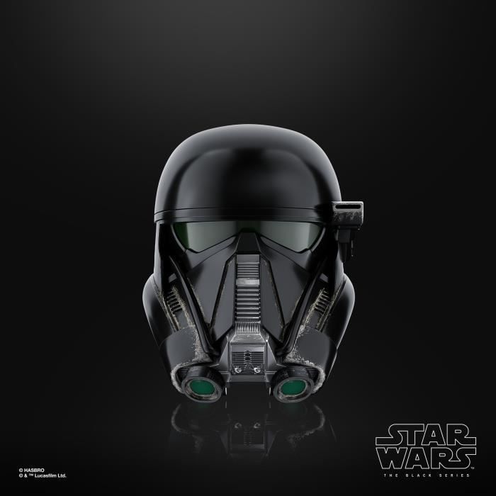 Hoogwaardige elektronische helm van een Imperial Death Trooper met geavanceerde LED's, cosplay-item, geschikt voor 14 jaar en ouder, Star Wars The Black Series