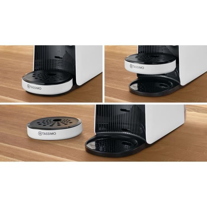 Cafetera multifunción - BOSCH - TASSIMO - T16 Finesse blanca - 1400 W