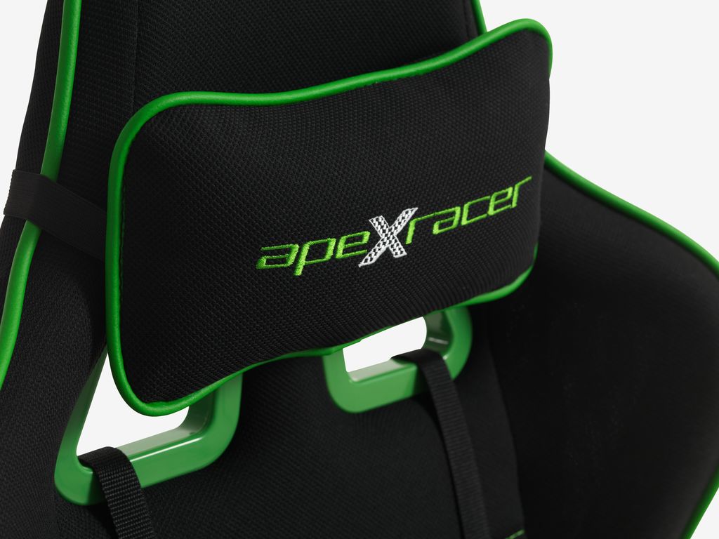 LAMBJERG Gaming stolica LAMBJERG Black Mesh/Green