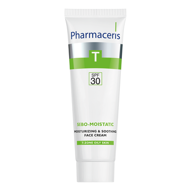 Pharmaceris Sebo-Moistatic Ansiktskrem SPF30 Beroligende Ansiktskrem for akneutsatt hud 50 ml 50 ml