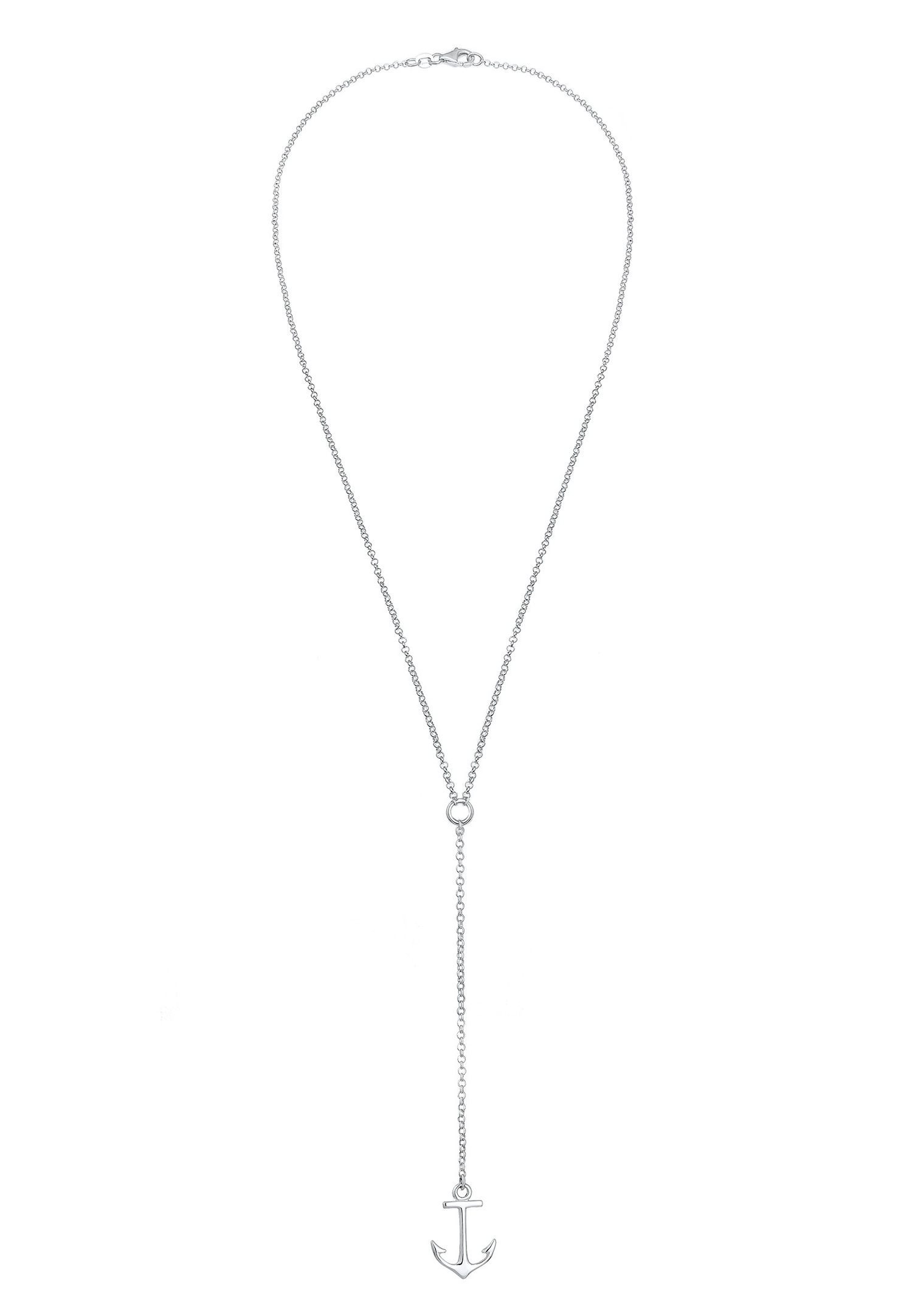 Elli YChaine d'Ancrage Collier Femme (925/1000) Argent