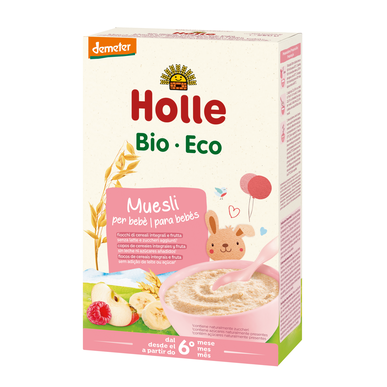 Holle Papa Baby Biologisk Müsli 6 Måneder 250g 250g