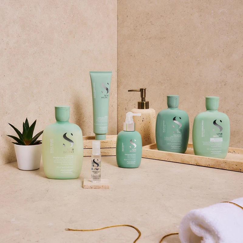 Alfaparf Milano Semi Di Lino Scalp Rebalance pretblaugznu tīrīšanas pīlings