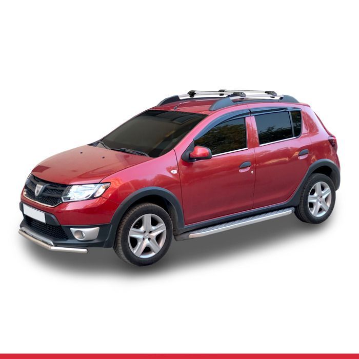 Barras de techo ACE-1 para Dacia Sandero STEPWAY 2012-2020, portaequipajes para coche / Gris