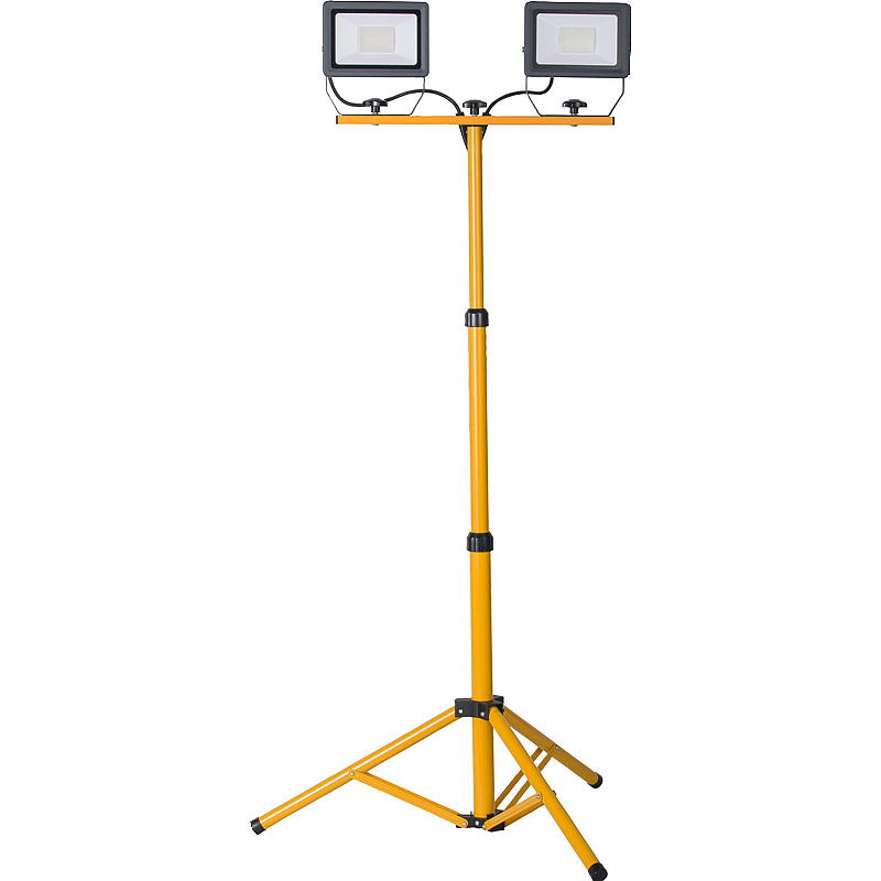 Werklamp LED 2x30 W, 2x2400 lumen, met standaard