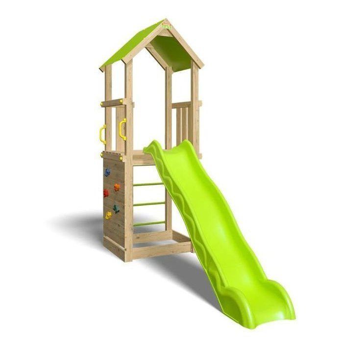 TRIGANO SUNNY XPERIENCE Wooden Play Tower - 5 children