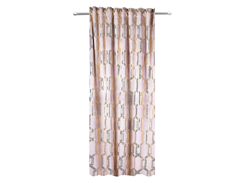 Zasłona Royal Chic taśma 140x270 cm beżowo-złota