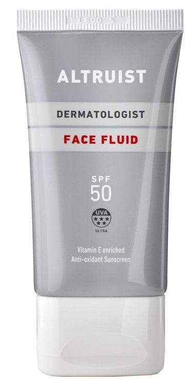 Opaľovací krém na tvár s fluidom SPF50 Ochrana tváre