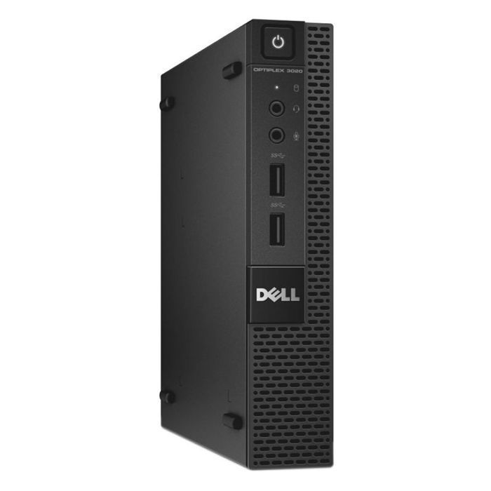 Dell Ultra Mini PC 3020 Micro USFF G3250T, 4 GB RAM, 120 GB SSD, Windows 10, wifi.