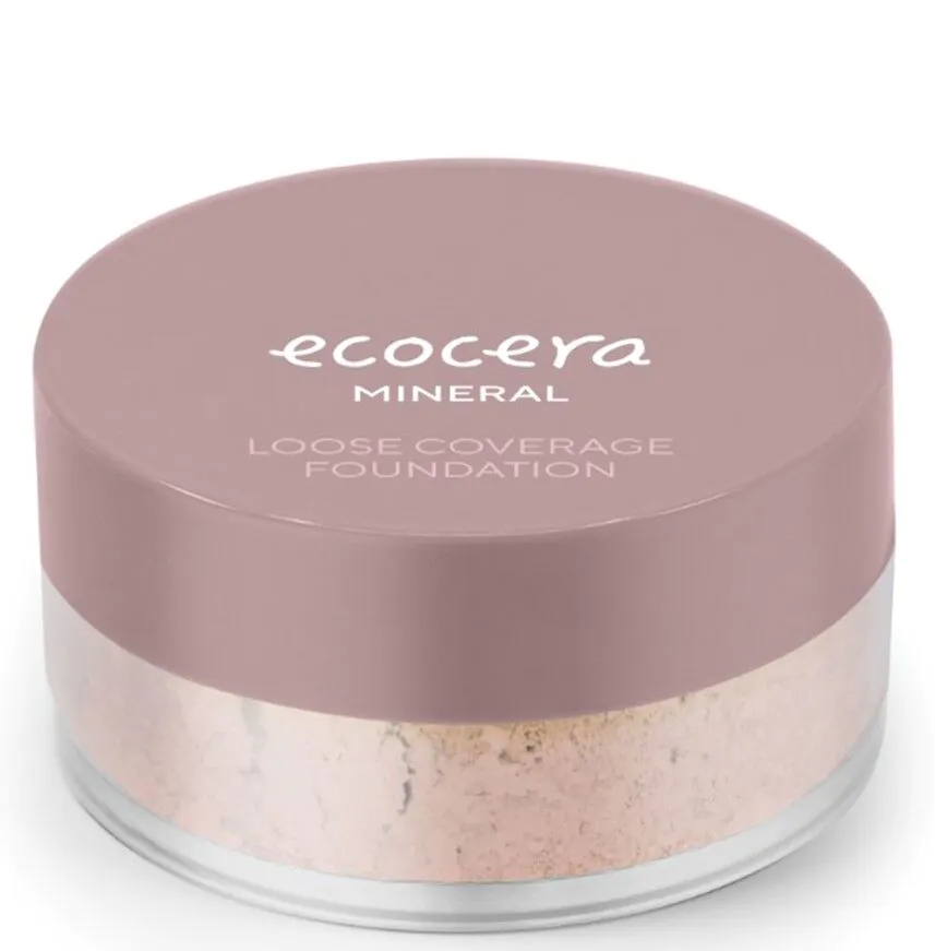 Ecocera Sypki podkład mineralny kryjący ciepły W3.0 Miami