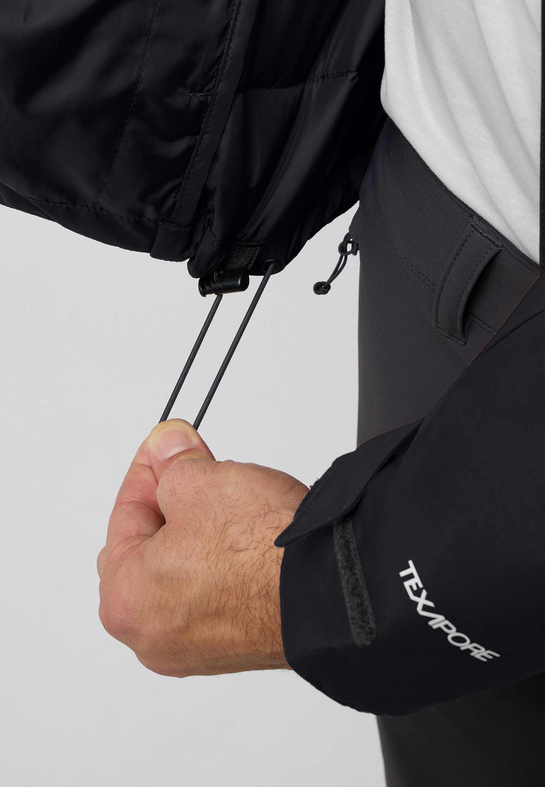 Jack Wolfskin JASPER 3-in-1 - Waterdichte jas - zwart