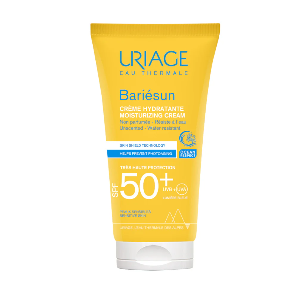 BARIESUN Crema Solare Idratante SPF50+ Senza Profumo - Solare viso alta prot.