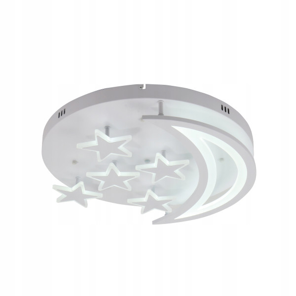 Lampa sufitowa dziecięca LED gwiazdy kosmos Pilot nowość