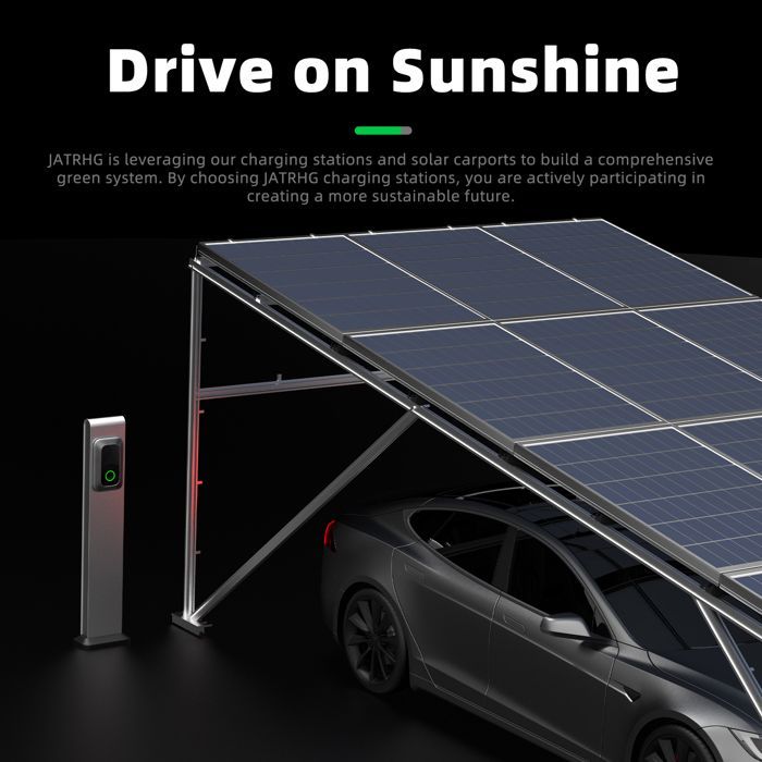 JATRHG S1 Borne de Recharge pour Véhicule Électrique 11kW 12M 16A Triphasé IP66- Station de Charge EV Wallbox